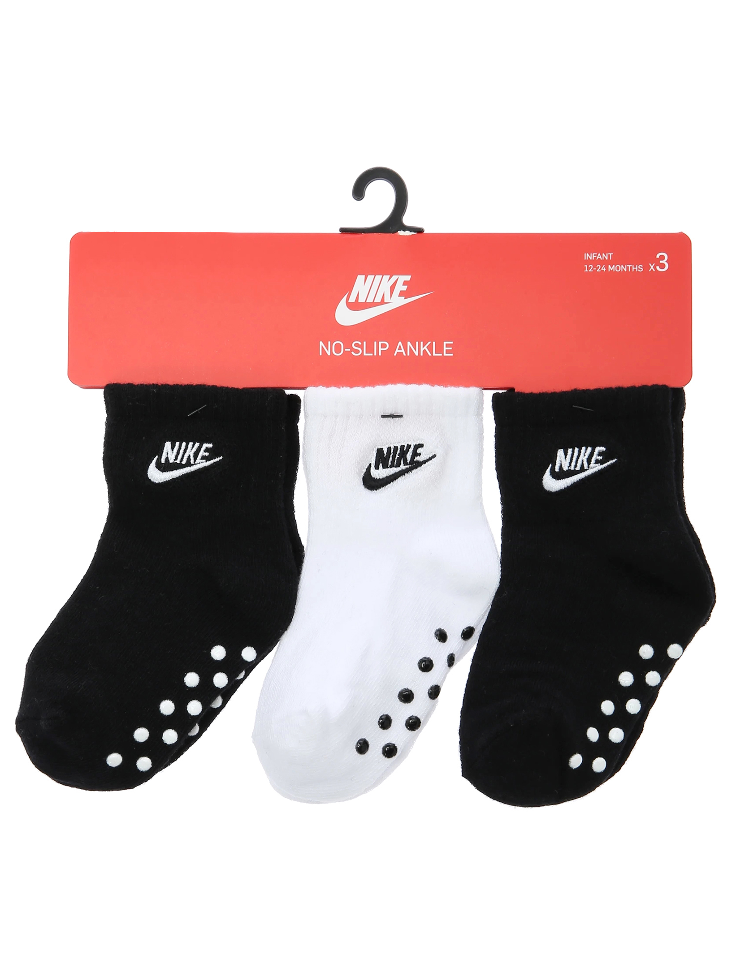 NIKE サッカー ソックス 23～25cm ジュニア 黒 2足セット 22 - 通販